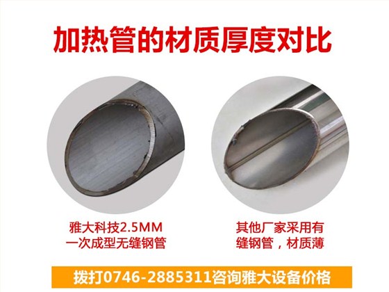 烤酒設(shè)備加熱管材質(zhì)厚度對(duì)比