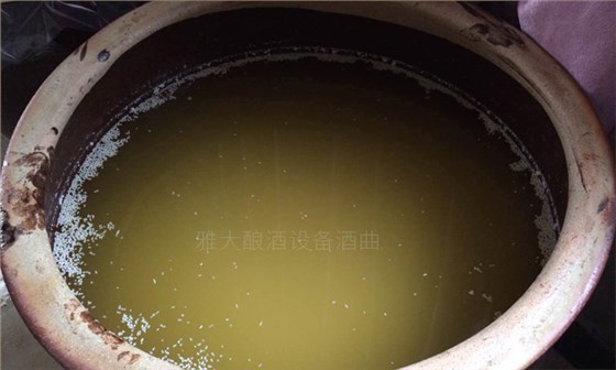 做大米酒適合哪種小型酒廠設(shè)備和發(fā)酵工藝？做大米酒注意事項！-05-大米熟料液態(tài)釀酒