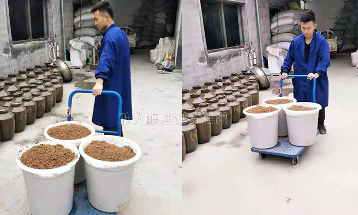 2590后釀酒小白用釀酒蒸餾設(shè)備做酒1年，散酒50元斤，生意火爆！2