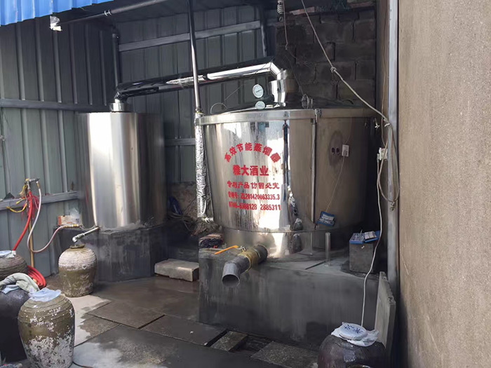 7.19-5套制酒設備，自己釀酒+上門加工相結合，生意火爆整個余姚-蒸酒設備